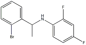 N-[1-(2-bromophenyl)ethyl]-2,4-difluoroaniline Structure