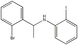 N-[1-(2-bromophenyl)ethyl]-2-iodoaniline Structure