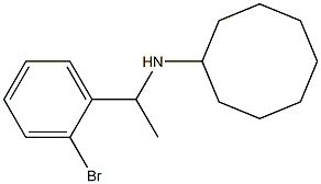  N-[1-(2-bromophenyl)ethyl]cyclooctanamine