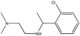 N'-[1-(2-chlorophenyl)ethyl]-N,N-dimethylethane-1,2-diamine Structure