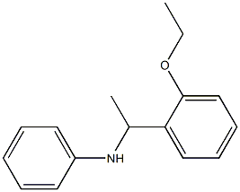 N-[1-(2-ethoxyphenyl)ethyl]aniline Struktur