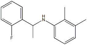 N-[1-(2-fluorophenyl)ethyl]-2,3-dimethylaniline 化学構造式