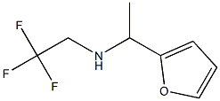 N-[1-(2-furyl)ethyl]-N-(2,2,2-trifluoroethyl)amine Struktur