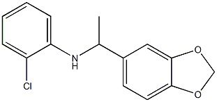 N-[1-(2H-1,3-benzodioxol-5-yl)ethyl]-2-chloroaniline Struktur