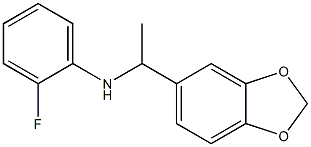 N-[1-(2H-1,3-benzodioxol-5-yl)ethyl]-2-fluoroaniline Structure