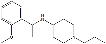 N-[1-(2-methoxyphenyl)ethyl]-1-propylpiperidin-4-amine|