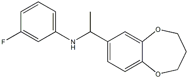  N-[1-(3,4-dihydro-2H-1,5-benzodioxepin-7-yl)ethyl]-3-fluoroaniline