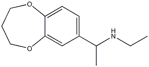 N-[1-(3,4-dihydro-2H-1,5-benzodioxepin-7-yl)ethyl]-N-ethylamine Structure