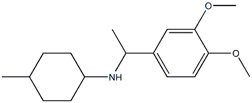 N-[1-(3,4-dimethoxyphenyl)ethyl]-4-methylcyclohexan-1-amine Structure