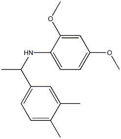  N-[1-(3,4-dimethylphenyl)ethyl]-2,4-dimethoxyaniline