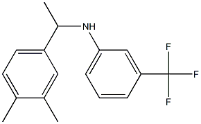 N-[1-(3,4-dimethylphenyl)ethyl]-3-(trifluoromethyl)aniline