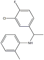 N-[1-(3-chloro-4-fluorophenyl)ethyl]-2-methylaniline