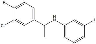 N-[1-(3-chloro-4-fluorophenyl)ethyl]-3-iodoaniline Structure