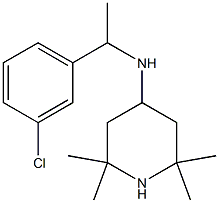 N-[1-(3-chlorophenyl)ethyl]-2,2,6,6-tetramethylpiperidin-4-amine