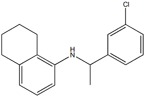 N-[1-(3-chlorophenyl)ethyl]-5,6,7,8-tetrahydronaphthalen-1-amine