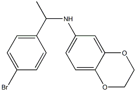 N-[1-(4-bromophenyl)ethyl]-2,3-dihydro-1,4-benzodioxin-6-amine Structure