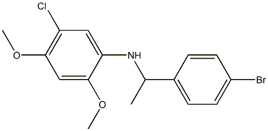 N-[1-(4-bromophenyl)ethyl]-5-chloro-2,4-dimethoxyaniline