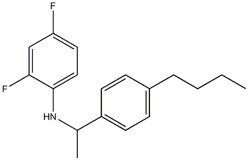 N-[1-(4-butylphenyl)ethyl]-2,4-difluoroaniline|