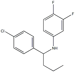 N-[1-(4-chlorophenyl)butyl]-3,4-difluoroaniline