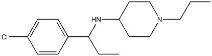 N-[1-(4-chlorophenyl)propyl]-1-propylpiperidin-4-amine|