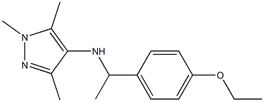 N-[1-(4-ethoxyphenyl)ethyl]-1,3,5-trimethyl-1H-pyrazol-4-amine|