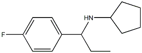  N-[1-(4-fluorophenyl)propyl]cyclopentanamine