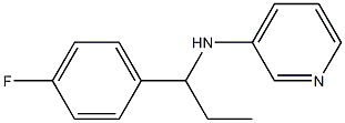 N-[1-(4-fluorophenyl)propyl]pyridin-3-amine Structure