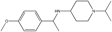 N-[1-(4-methoxyphenyl)ethyl]-1-(propan-2-yl)piperidin-4-amine Structure