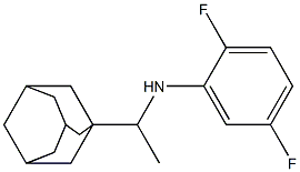 N-[1-(adamantan-1-yl)ethyl]-2,5-difluoroaniline Structure
