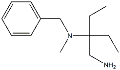 N-[1-(aminomethyl)-1-ethylpropyl]-N-benzyl-N-methylamine,,结构式