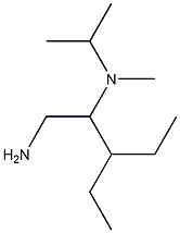 N-[1-(aminomethyl)-2-ethylbutyl]-N-isopropyl-N-methylamine Structure