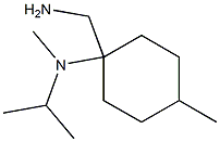 N-[1-(aminomethyl)-4-methylcyclohexyl]-N-isopropyl-N-methylamine 结构式