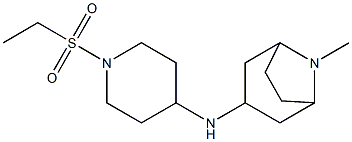 N-[1-(ethanesulfonyl)piperidin-4-yl]-8-methyl-8-azabicyclo[3.2.1]octan-3-amine Structure