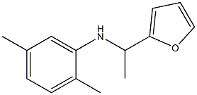 N-[1-(furan-2-yl)ethyl]-2,5-dimethylaniline 化学構造式