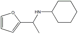 N-[1-(furan-2-yl)ethyl]cyclohexanamine 化学構造式