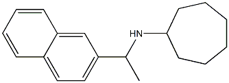 N-[1-(naphthalen-2-yl)ethyl]cycloheptanamine Structure