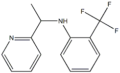 N-[1-(pyridin-2-yl)ethyl]-2-(trifluoromethyl)aniline 结构式