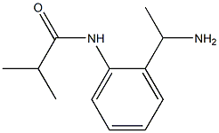 N-[2-(1-aminoethyl)phenyl]-2-methylpropanamide,,结构式