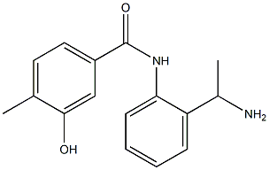  N-[2-(1-aminoethyl)phenyl]-3-hydroxy-4-methylbenzamide