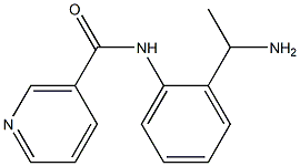 N-[2-(1-aminoethyl)phenyl]nicotinamide Structure