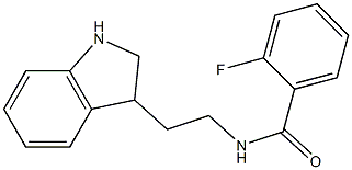 N-[2-(2,3-dihydro-1H-indol-3-yl)ethyl]-2-fluorobenzamide Structure