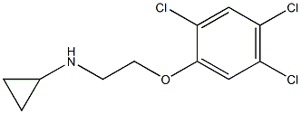 N-[2-(2,4,5-trichlorophenoxy)ethyl]cyclopropanamine Structure