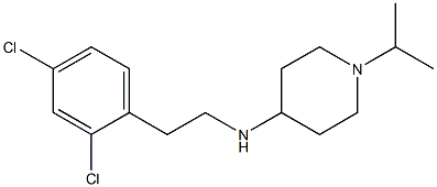 N-[2-(2,4-dichlorophenyl)ethyl]-1-(propan-2-yl)piperidin-4-amine Structure