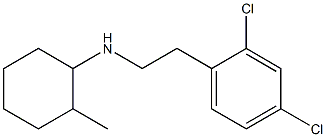 N-[2-(2,4-dichlorophenyl)ethyl]-2-methylcyclohexan-1-amine 结构式