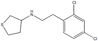 N-[2-(2,4-dichlorophenyl)ethyl]thiolan-3-amine Structure