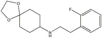 N-[2-(2-fluorophenyl)ethyl]-1,4-dioxaspiro[4.5]decan-8-amine|