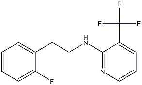 N-[2-(2-fluorophenyl)ethyl]-3-(trifluoromethyl)pyridin-2-amine|