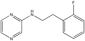 N-[2-(2-fluorophenyl)ethyl]pyrazin-2-amine Structure