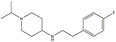 N-[2-(4-fluorophenyl)ethyl]-1-(propan-2-yl)piperidin-4-amine Struktur