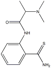 N-[2-(aminocarbonothioyl)phenyl]-2-(dimethylamino)propanamide Structure